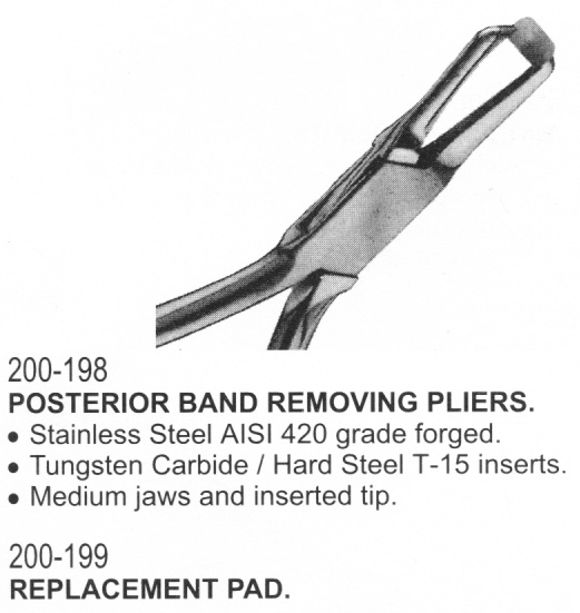 Posterior Band Removing Pliers